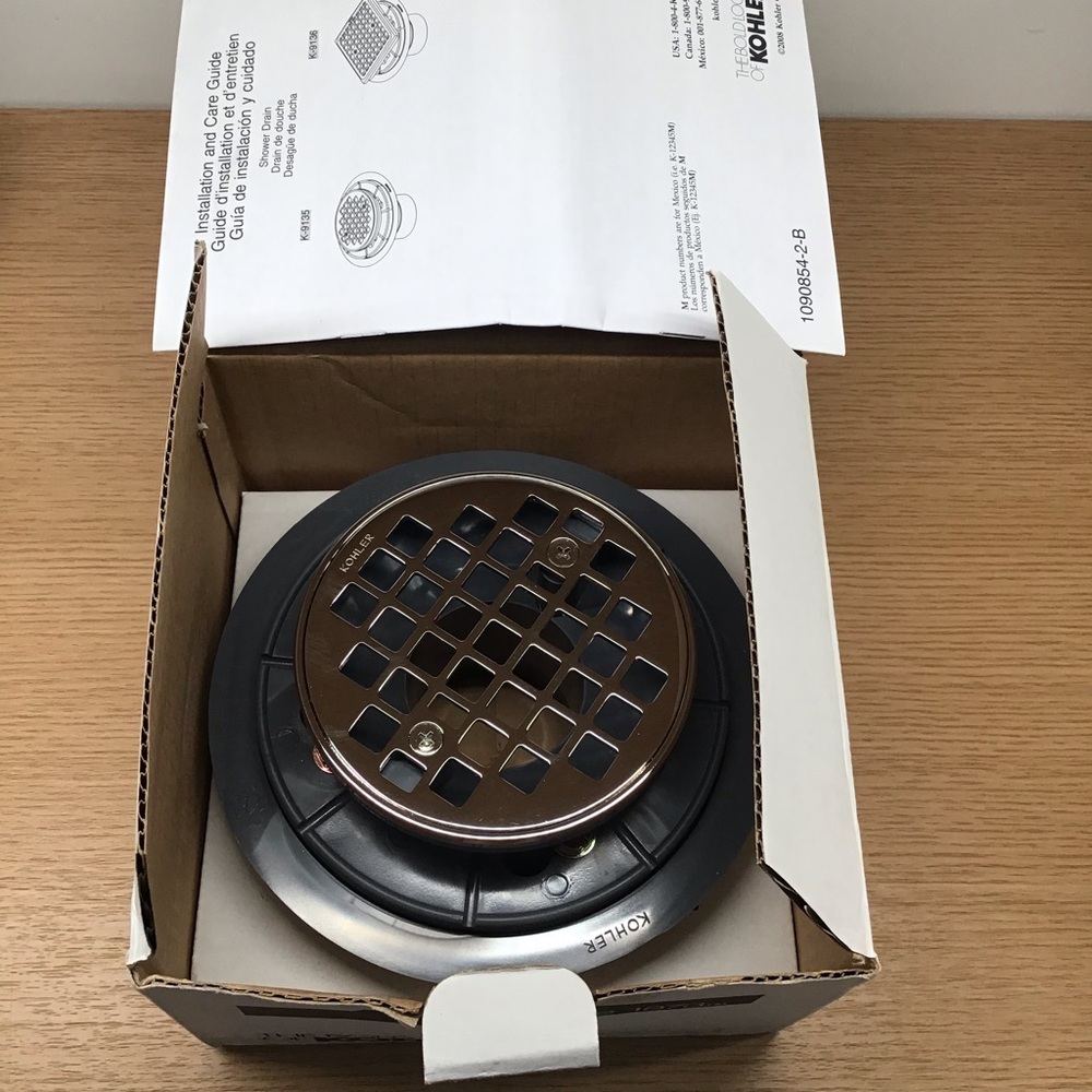 Kohler Shower Drain 9135 new in box